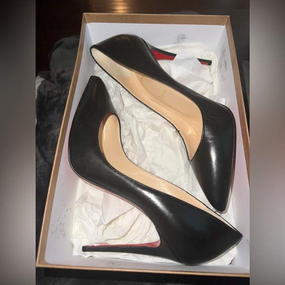 Christian Louboutin Shoes - Christian Louboutin Pigalle Follies Kid 100, 39, black